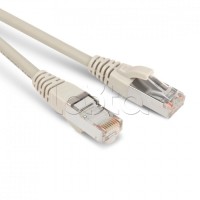 Патч-корд RJ45-RJ45, 4 пары, STP, кат.5е, LSZH (3м) Hyperline PC-LPM-STP-RJ45-RJ45-C5e-3M-LSZH-GY