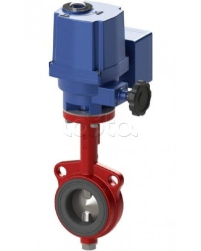 Затвор дисковый с электроприводом Спецавтоматика Затвор дисковый с электроприводом Зт 100/1,6(Э220М)-Ф.УЗ.1-АН-100 в Тюмени Устройства пуска водяного пожаротушения Pintop.ru