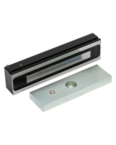 Электромагнитный замок AccordTec ML-200K-3 Premium Black с уголком в Тюмени Электромагнитные замки Pintop.ru