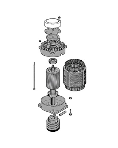Электродвигатель C-BY Came 119RIC036 в Тюмени Запчасти для шлагбаумов и автоматики Pintop.ru