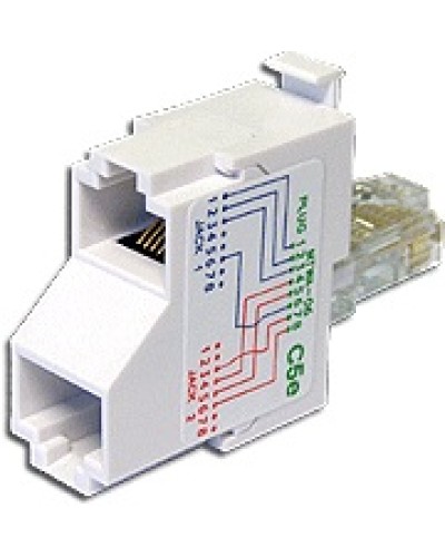 T-адаптер 1 телефонный и 1 компьютерный порт TWT TWT-T-E2-U2 в Тюмени Проходные адаптеры Pintop.ru