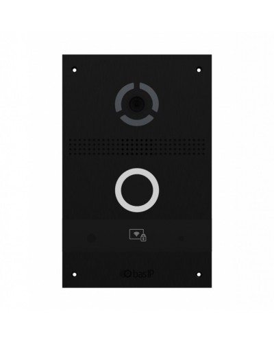 Панель вызывная индивидуальная BAS-IP AV-08FB BLACK в Тюмени Вызывные видеопанели малоабонентные Pintop.ru
