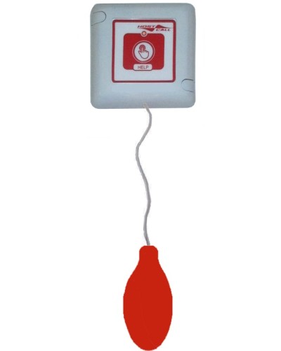 Пневмокнопка вызова влагозащищенная со шнуром Hostcall MP-435W2 в Тюмени Система оповещения и трансляции Hostcall Pintop.ru