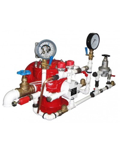 Узел управления спринклерный воздушный в комплекте с акселератором Спецавтоматика УУ-С100/1,6В3-ВФ.О4-01 в Тюмени Устройства пуска водяного пожаротушения Pintop.ru