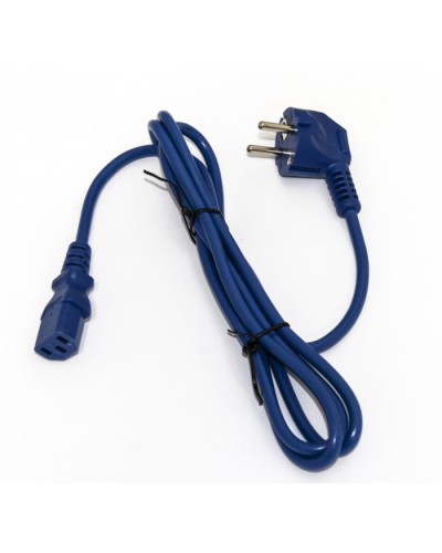 Кабель питания компьютера Hyperline PWC-IEC13-SHM-5.0-BL в Тюмени Патч-корды и пигтейлы Pintop.ru