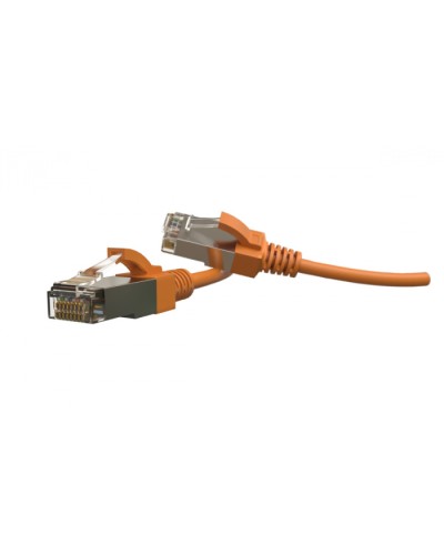 Патч-корд S/FTP Hyperline (PC-LPT-SFTP-RJ45-RJ45-C6-3M-LSZH-OR) в Тюмени Патчкорды (медные) Pintop.ru