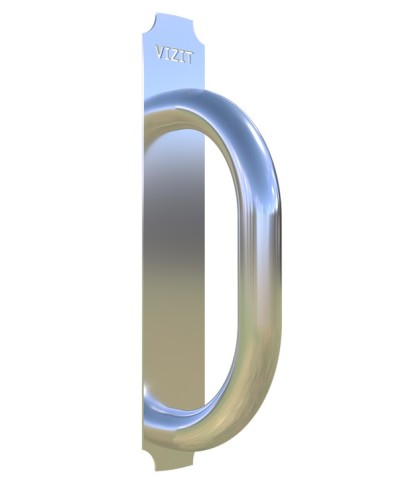 Дверная ручка наружная с декоративной накладкой Vizit PC-101-VIZIT в Тюмени Аксессуары для многоабонентных систем Pintop.ru