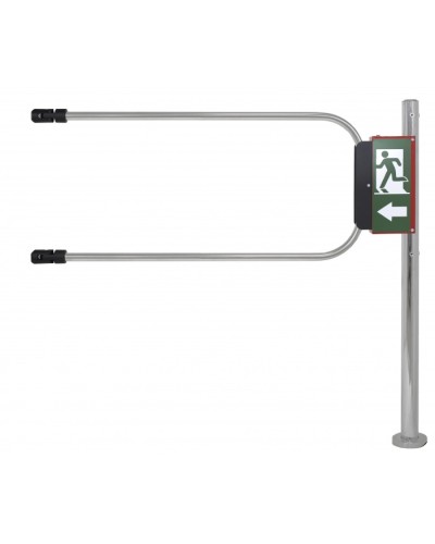 Smartec ST-GR010EC-CR - Калитка аварийного выхода с электромагнитом, хромированная, в комплекте стойка 1000 х D50 мм и створка 1000 х D25 мм. в Тюмени Калитки Pintop.ru