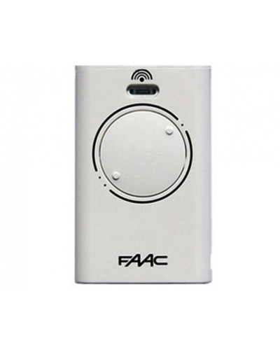 Брелок-передатчик 2-канальный Faac 787007 (белый) в Тюмени Устройства радиоуправления для шлагбаумов и автоматики Pintop.ru