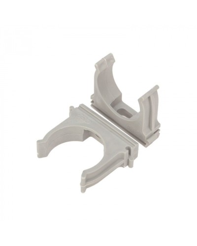 Крепеж-клипса для труб д.32мм, цвет серый Cabeus (CF32-GY) в Тюмени Держатели, клипсы, скобы Pintop.ru