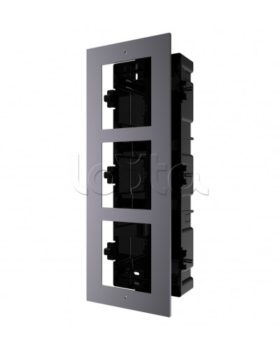 Рамка для врезного монтажа на 3 модуля CTV-IP-UF3F в Тюмени Аксессуары для IP домофонов Pintop.ru