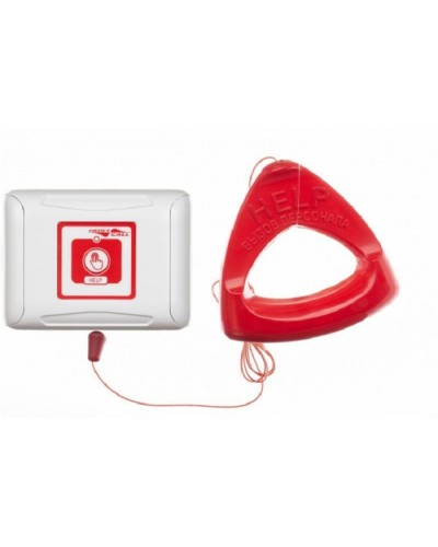 Влагозащищенная радиокнопка вызова со шнуром Hostcall MP-413W2 в Тюмени Система оповещения и трансляции Hostcall Pintop.ru