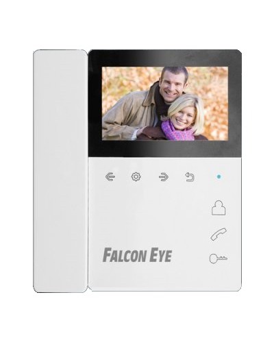 Монитор цветного видеодомофона с трубкой на магните Falcon Eye Lira в Тюмени Вызывные видеопанели малоабонентные Pintop.ru