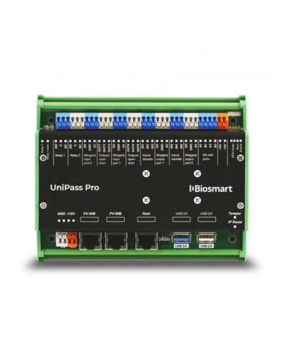 Контроллер управления доступом в бесконтактных СКУД и системах учета рабочего времени по венам ладони и RFID-картамBioSmart UniPass Pro в Тюмени Контроллеры Pintop.ru