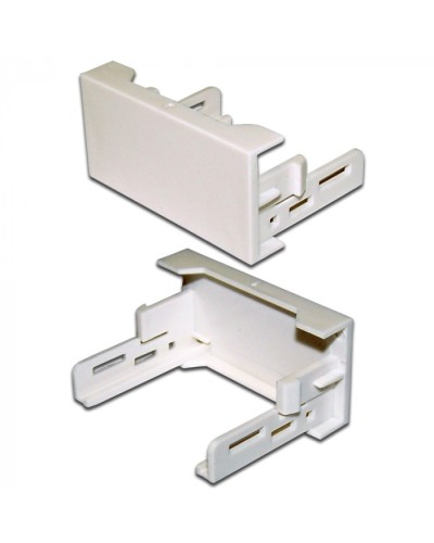 Вставка-заглушка Mosaic 22.5x45, белая LANMASTER (LAN-WA-LP-XX-WH) в Тюмени Патч-корды оптические Pintop.ru