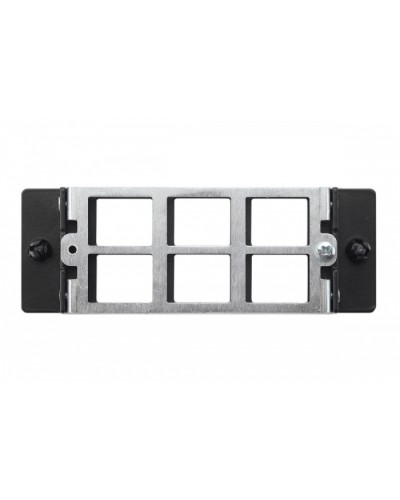 Планка Q-SLOT 6 × Keystone UTP/FTP Eurolan (27M-00-00-06BL) в Тюмени Патч панель Pintop.ru