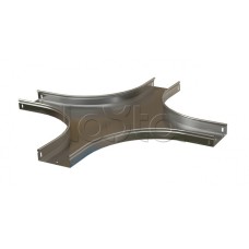 Ответвитель X-образный горизонтальный плавный Hyperline RST-CXS-600-100-0,8-R100-SZ