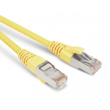Патч-корд RJ45-RJ45, 4 пары, STP, кат.5е, LSZH (2м) Hyperline PC-LPM-STP-RJ45-RJ45-C5e-2M-LSZH-YL