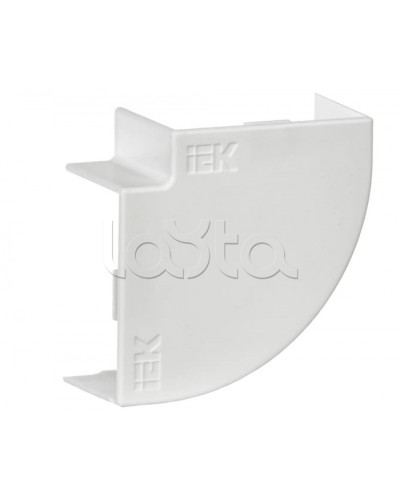 Поворот на 90 гр. КМП 80x40 (4 шт./комп.) IEK (CKMP10D-P-080-040-K01-R) в Тюмени Аксессуары для кабель-канала Pintop.ru