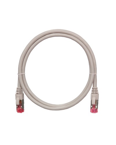 Шнур коммутационный 2хRJ45/8P8C S/FTP кат.6A (NMC-PC4SA55B-030-C-GY) NIKOMAX (3 м) в Тюмени Патчкорды (медные) Pintop.ru
