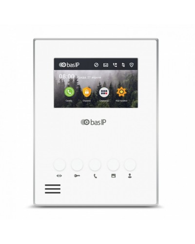 Видеодомофон BAS-IP AU-04LA WHITE в Тюмени Вызывные IP панели Pintop.ru