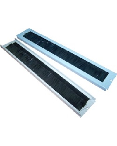 Ввод кабельный щеточный для настенных шкафов (серый) TWT TWT-CBW-BP в Тюмени Аксессуары для стоек и шкафов Pintop.ru