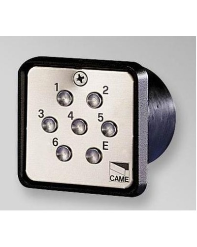 Клавиатура кодонаборная 7-кнопочная, встраиваемая Came 001S6000 в Тюмени Запчасти для шлагбаумов и автоматики Pintop.ru