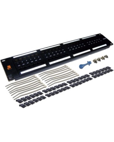 Патч-панель 48 портов, UTP, кат.5E, 2U LANMASTER LAN-PPL48U5E в Тюмени Патч панель Pintop.ru