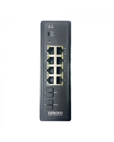 OSNOVO SW-80802-IM(port 90W,360W) Промышленный Web-управляемый PoE коммутатор в Тюмени Коммутаторы Pintop.ru