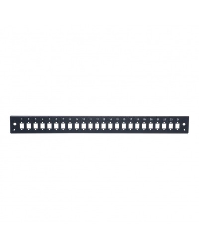 Панель лицевая для выдвижной оптич. полки, 24 SC Simplex/24 LC Duplex, черный Datarex DR-546045 в Тюмени Патч-панели Pintop.ru