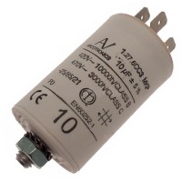 Конденсатор 10 мкФ со сдвоенными выводами и болтом Came 119RIR294