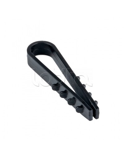 Дюбель-хомут для круглого кабеля (5-10мм) черный (50шт.) EKF PROxima (plc-ncs50-5x10b) в Тюмени Крепеж: Дюбели, шурупы, саморезы Pintop.ru