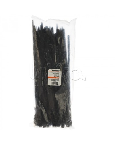 Хомут-стяжка нейлоновый, неоткрывающийся, погодостойкий 360x8.6 мм Hyperline GTN-360HDB (100 шт/уп) в Тюмени Стяжки-хомуты Pintop.ru