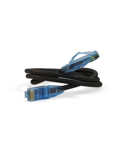 Патч-корд U/UTP Hyperline PC-LPM-UTP-RJ45-RJ45-C6-15M-LSZH-BK в Тюмени Патчкорды (медные) Pintop.ru