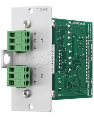 Модуль выходной 2-mic/line с DSP-процессором TOA T-001T в Тюмени Системы оповещения и трансляции TOA Pintop.ru