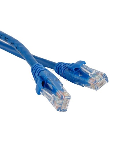 Патч-корд RJ45-RJ45, 4 пары, UTP, кат.5е, LSZH (5м) Hyperline PC-LPM-UTP-RJ45-RJ45-C5e-5M-LSZH-BL в Тюмени Патчкорды (медные) Pintop.ru