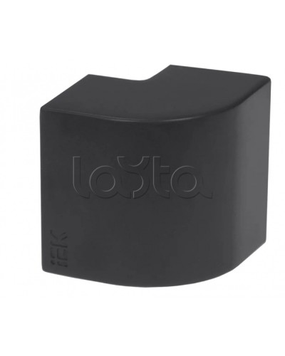 ELECOR Угол внешний КМН 60х40 черный (4шт/компл) IEK (EL-KK10D-N-060-040-K02) в Тюмени Аксессуары для кабель-канала Pintop.ru