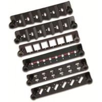 Панель адаптерная на 6 ST/FC адаптеров с угловой установкой для кросса LAN-FOB10-1P LANMASTER LAN-FP10-6ST/A