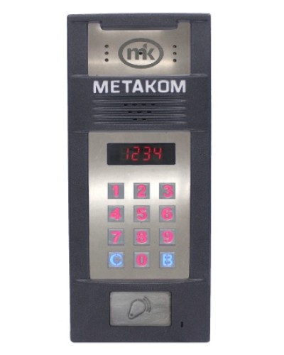 Многоабонентый антивандальный блок вызова со встроенной видеокамерой Метаком MК2018-RFiV в Тюмени Блоки вызова многоабонентные Pintop.ru