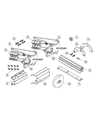 Рычаги F500 без крепления Came 119RID185 в Тюмени Запчасти для шлагбаумов и автоматики Pintop.ru