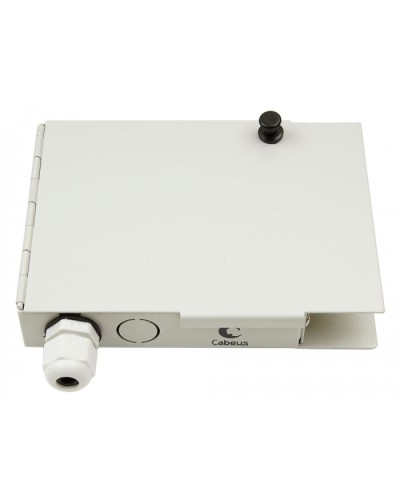 Бокс оптический настенный 19 на 4 ST/FC порта Cabeus JJT-4-ST в Тюмени Кросс оптический Pintop.ru