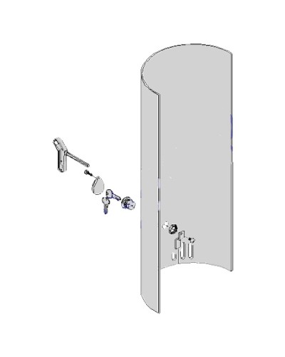 Крышка с замком разблокировки CAT-X Came 119RIX012 в Тюмени Запчасти для шлагбаумов и автоматики Pintop.ru