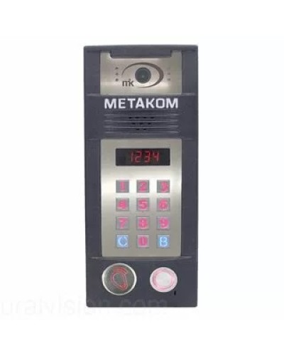 Многоабонентый антивандальный блок вызова со встроенной гибридной видеокамерой Метаком MК2018-TMRFVH в Тюмени Блоки вызова многоабонентные Pintop.ru