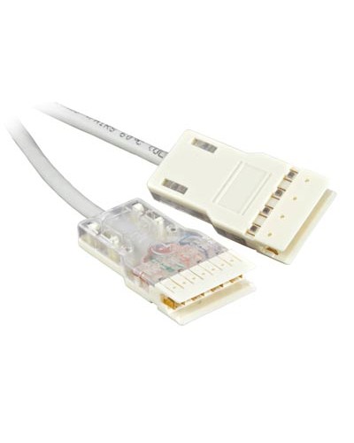 Патч-корд 110 тип-110 тип, 4 пары, Cat.5e, LSZH, 1 м серый Hyperline PC-110-110-4P-C5e-1M-LSZH-GY в Тюмени Патч-корды и пигтейлы Pintop.ru