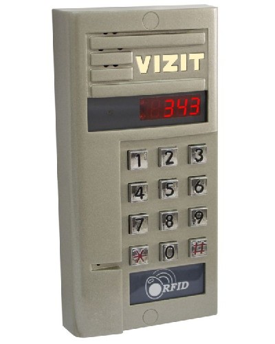 Блок вызова домофона Vizit БВД-343FCPL в Тюмени Блоки вызова многоабонентные Pintop.ru