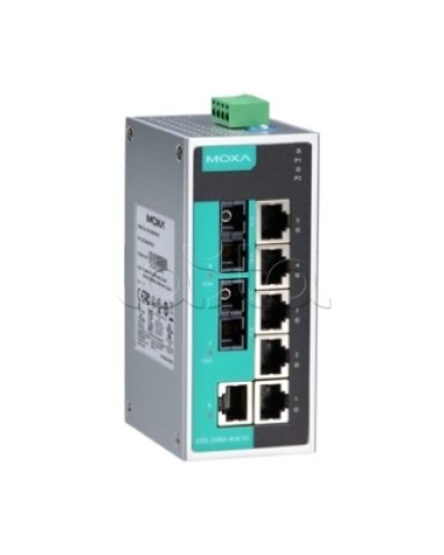 Коммутатор неуправляемый промышленный 8-портовый Moxa EDS-208A-SS-SC в Тюмени Коммутаторы Pintop.ru