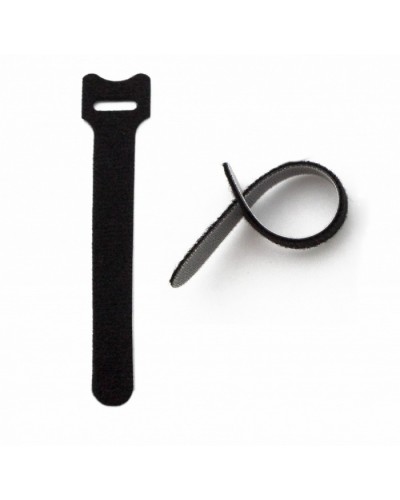 Хомут для кабеля, липучка с мягкой застежкой Hyperline WASN-150-BK-10 в Тюмени Стяжки-хомуты Pintop.ru