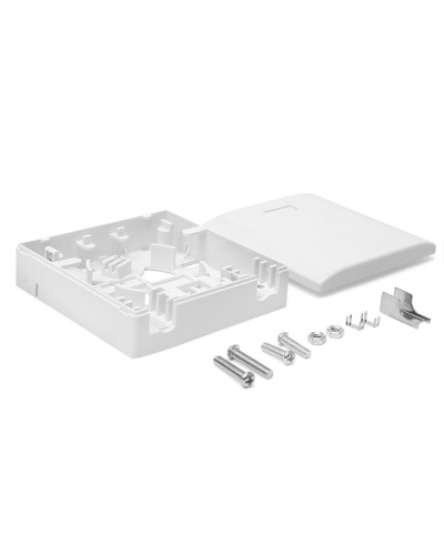 Коробка настенная на 1 адаптер SC LANMASTER LAN-SBF1-WH в Тюмени Патч-панели Pintop.ru