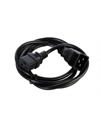 Шнур питания с заземлением IEC 60320 C19/IEC 60320 C20, 16А/250В (3x1,5), длина 1,8 м Rem R-16-Cord-C19-C20-1.8 в Тюмени Блоки розеток Pintop.ru