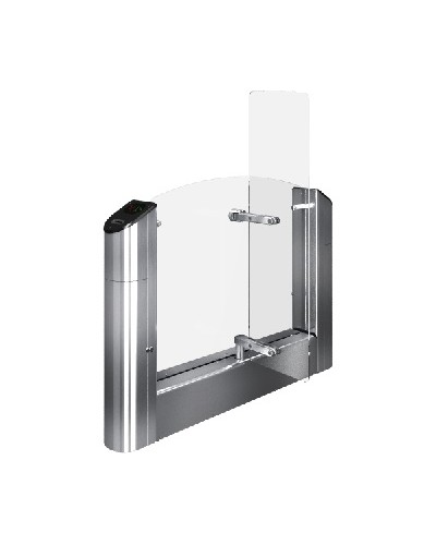 Модуль турникета крайний с высокими створками и картоприемником Oxgard Praktika T-04-SMTК-R-660(Mifare) в Тюмени Турникеты Pintop.ru